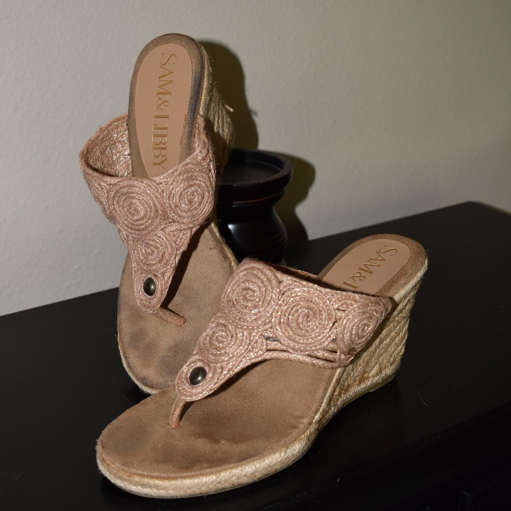 Sam & Libby wedge sandals